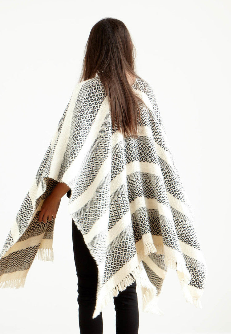 Multi Frise Poncho