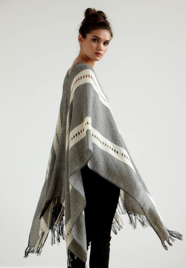 Herringbone Poncho