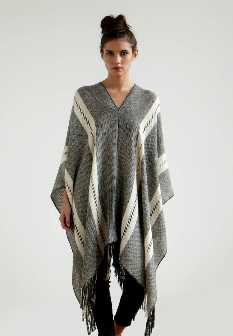 Herringbone Poncho